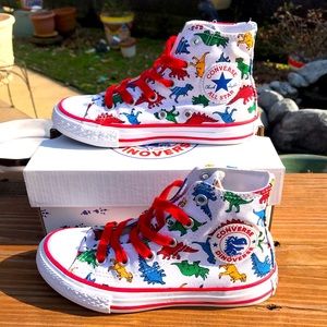Kids sz13 converse dinoverse chuck Taylor hi tops
